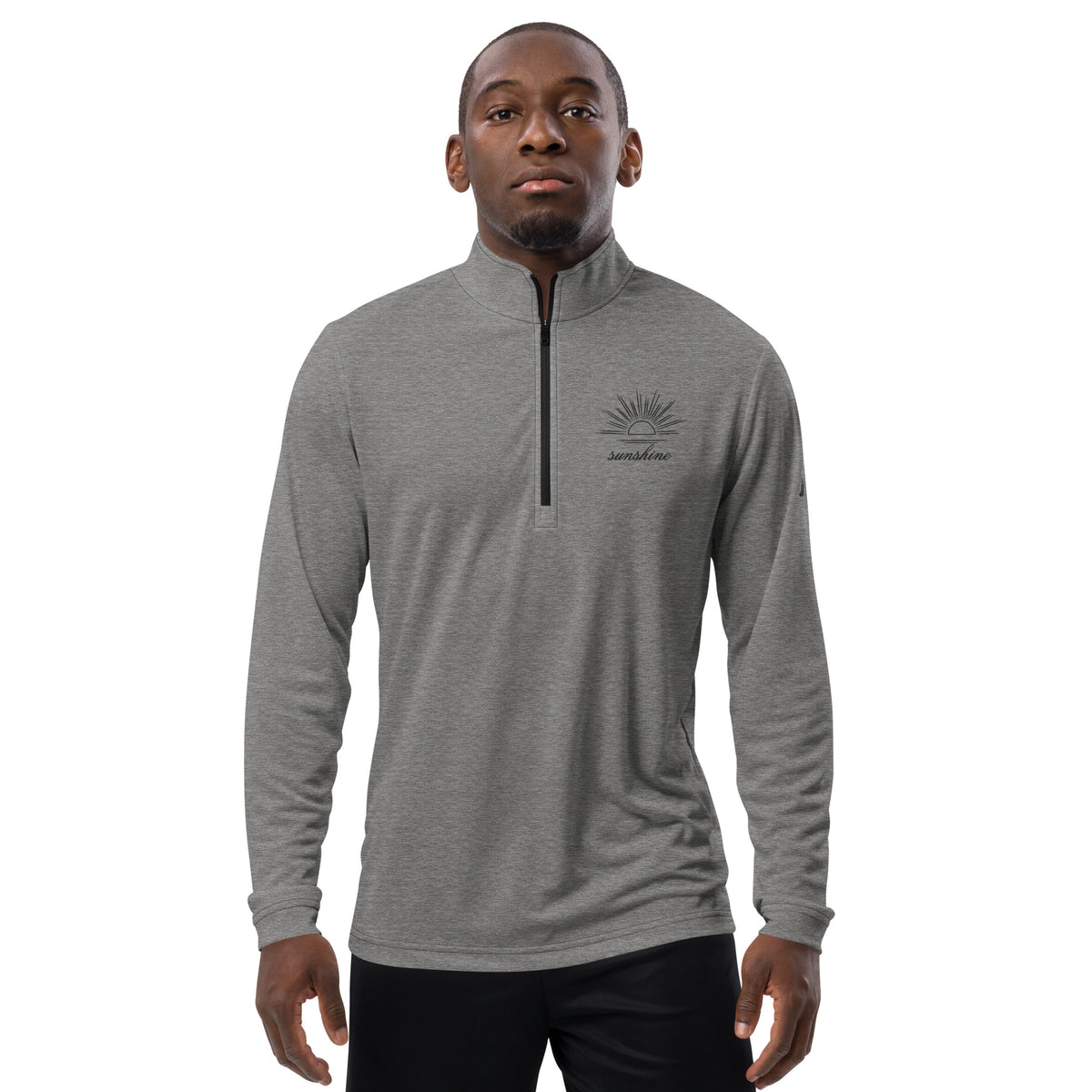 Sunrise Energy Pullover - Positivity Awaits - Black Heather - Sweatshirts