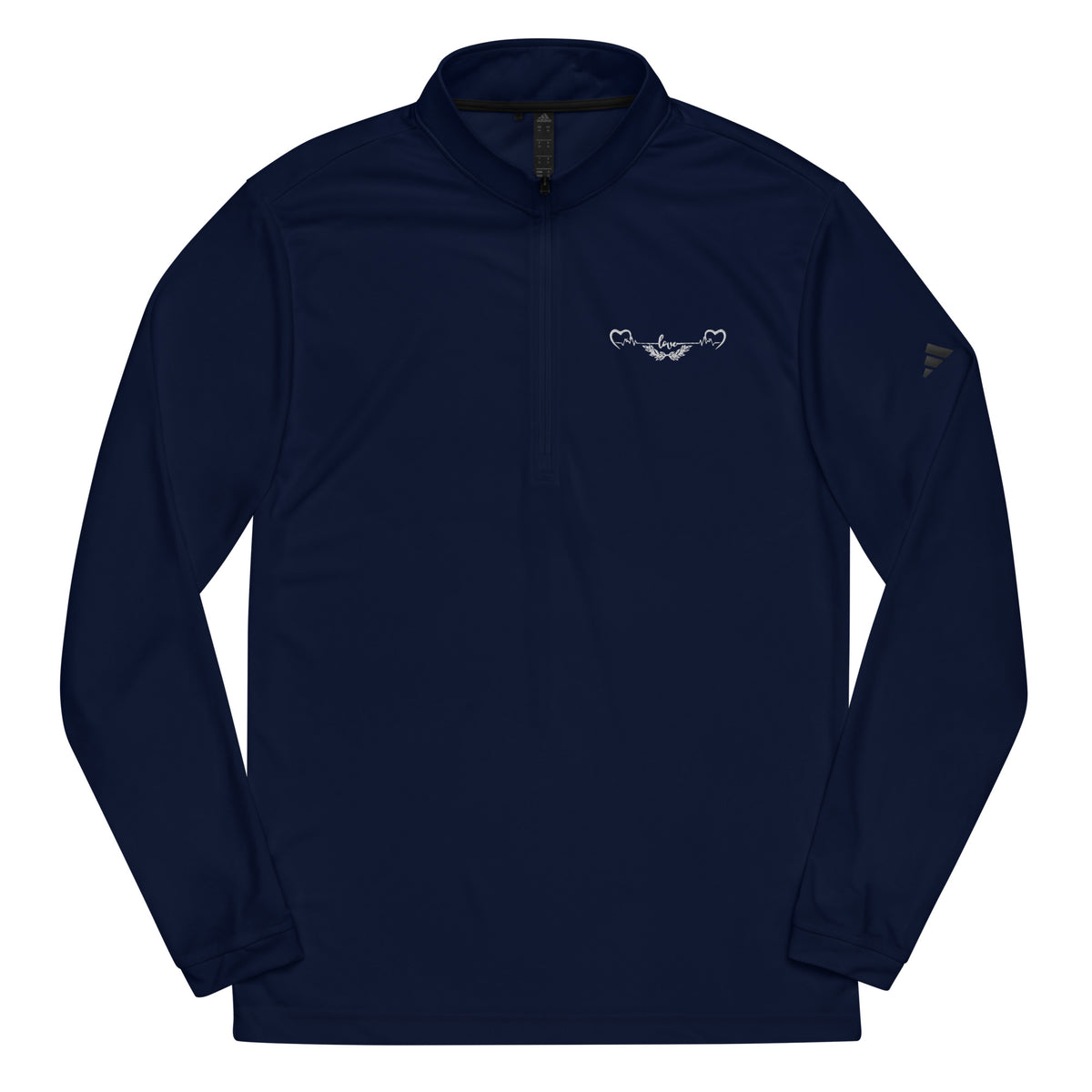 Pulse of Affection - Romantic Quarter Zip Pullover - - Sweatshirts