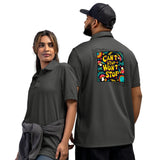 Unstoppable Spirit - Can't Stop Won't Stop Polo - Black Melange - Polo Shirts