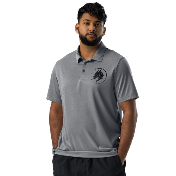 Dragon's Fury - Fierce & Fiery Polo - Collegiate Navy Melange - Polo Shirts