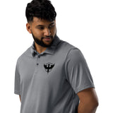 Shielded Majesty - Crowned Eagle Polo - Collegiate Navy Melange - Polo Shirts