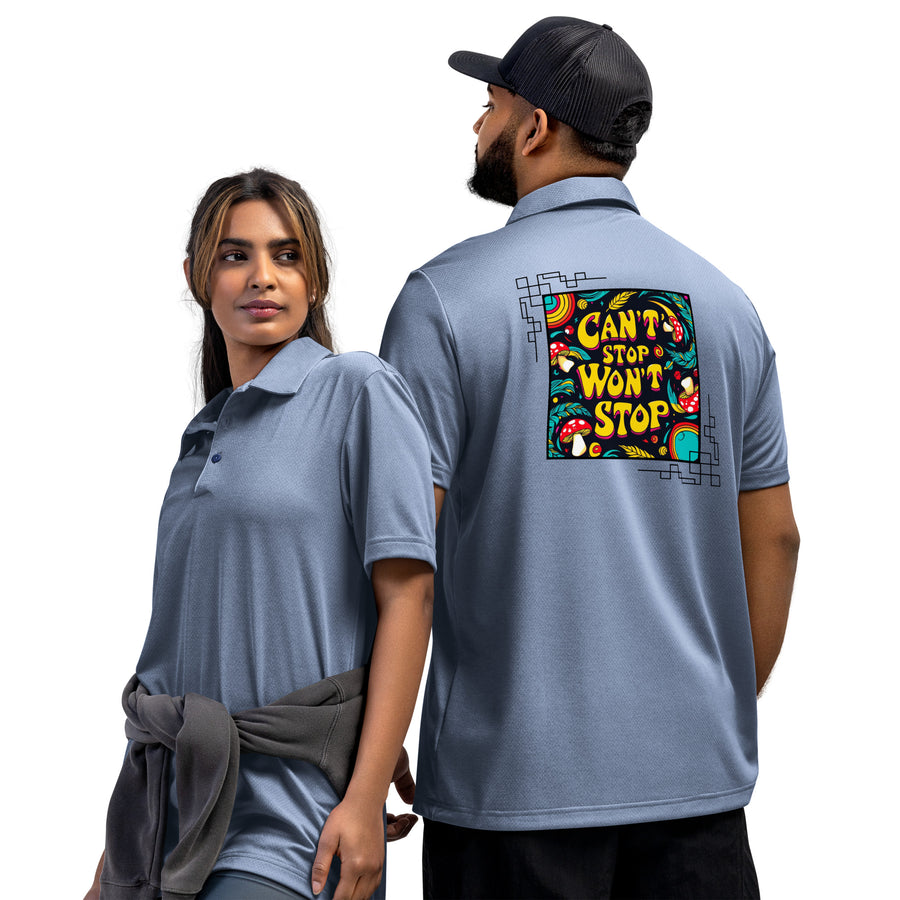 Adidas Motivation Polo – Gift the Energy Within - Collegiate Royal Melange - Polo Shirts