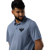 Shielded Majesty - Crowned Eagle Polo - Collegiate Royal Melange - Polo Shirts