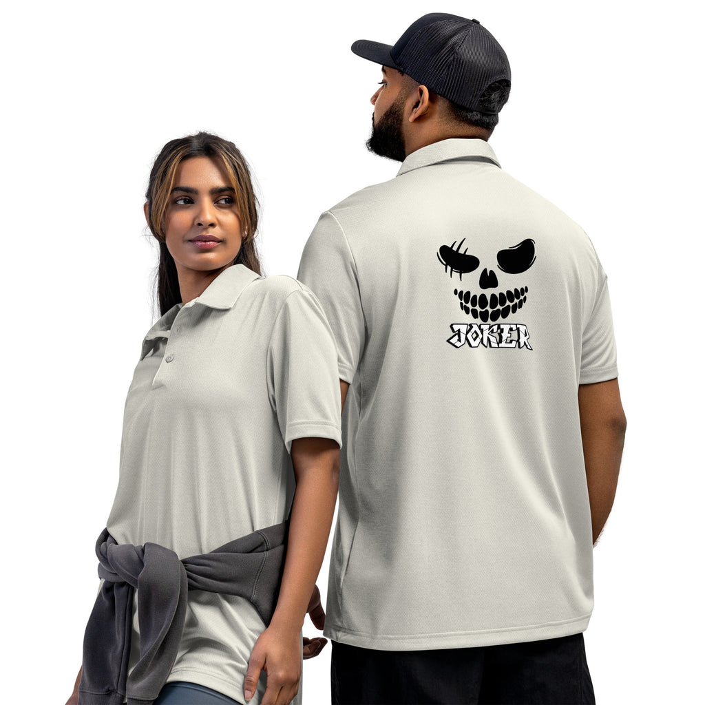 Dark Allure - The Joker's Grin Polo - Grey One Heather - Polo Shirts