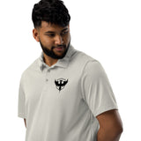 Shielded Majesty - Crowned Eagle Polo - Grey One Heather - Polo Shirts