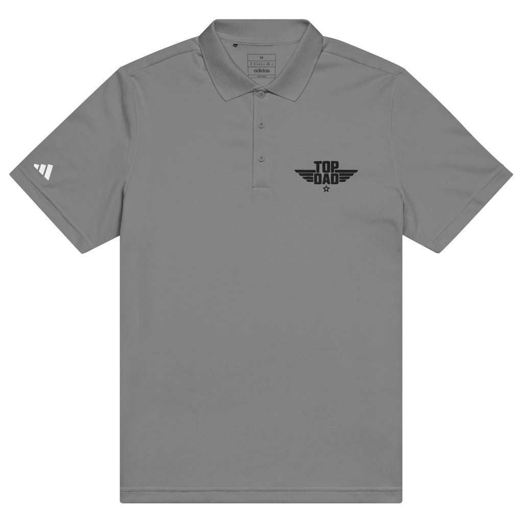 Top Dad, Top Style – Premium Adidas Sport Polo - Grey Three - Polo Shirts