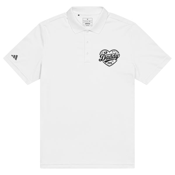 Adidas Polo Shirt – 2025 New Father Gift - White - Polo Shirts