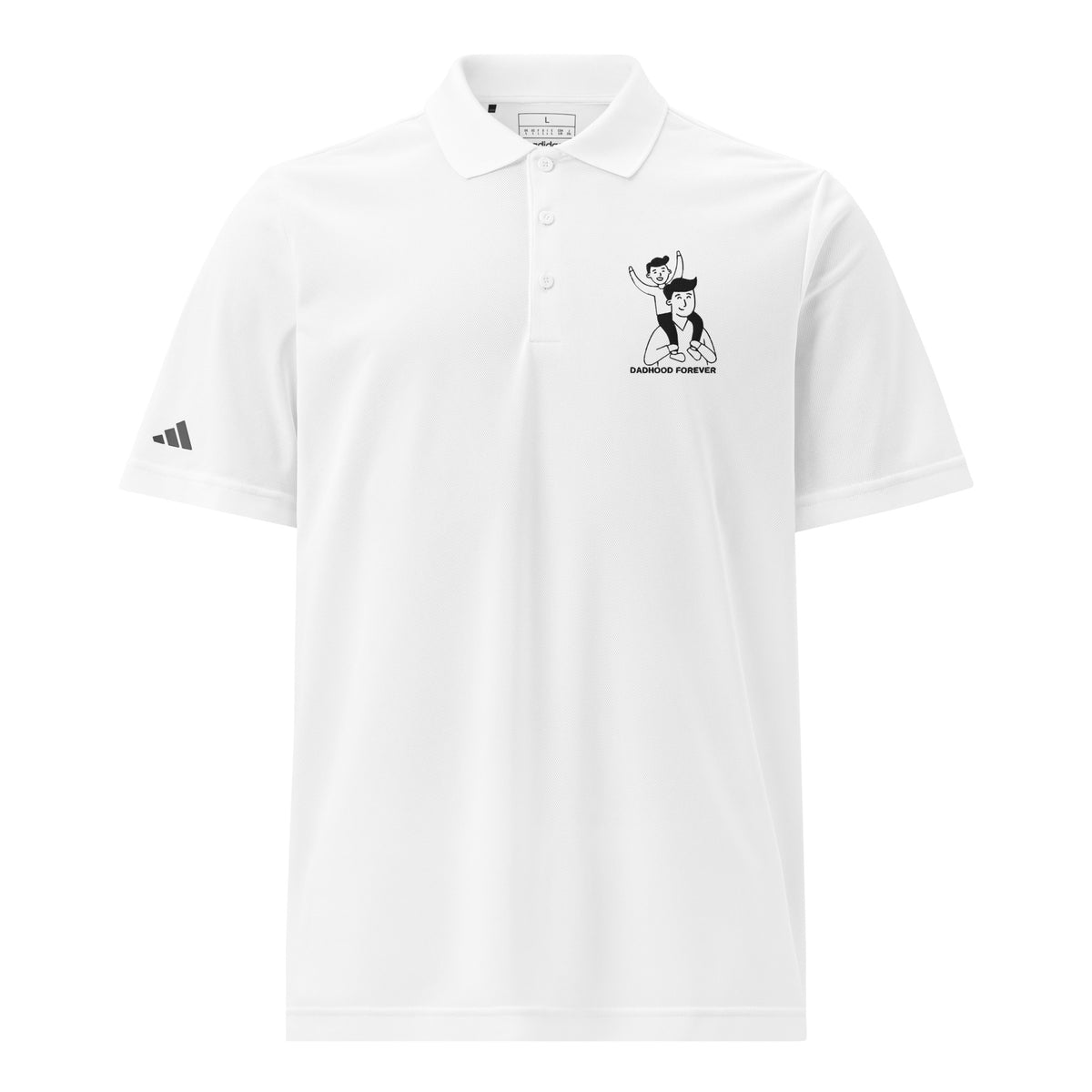 Dad’s Shoulder Ride – Adidas Polo Memory - 2XL - Polo Shirts