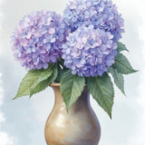 Hydrangea Harmony - Wooden or Metal Framed Poster - - Framed Posters