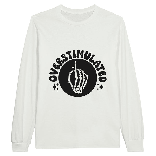 Overstimulated Chaos - Wearable Reflections - White - Sweatshirt