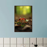 Gift Strength – Framed Ant Poster - Dark wood frame - Wooden Framed Posters