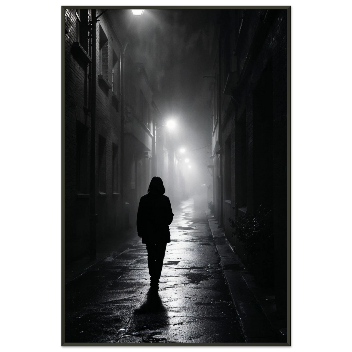 Moody Urban Poster Gift for Story Lovers - - Metal Framed Posters