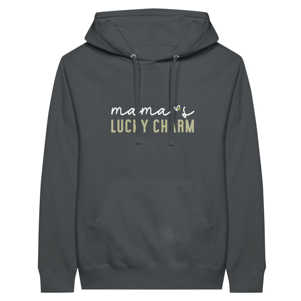 Mama's Lucky Charm - A Hug in Every Stitch - Charcoal - Print Material