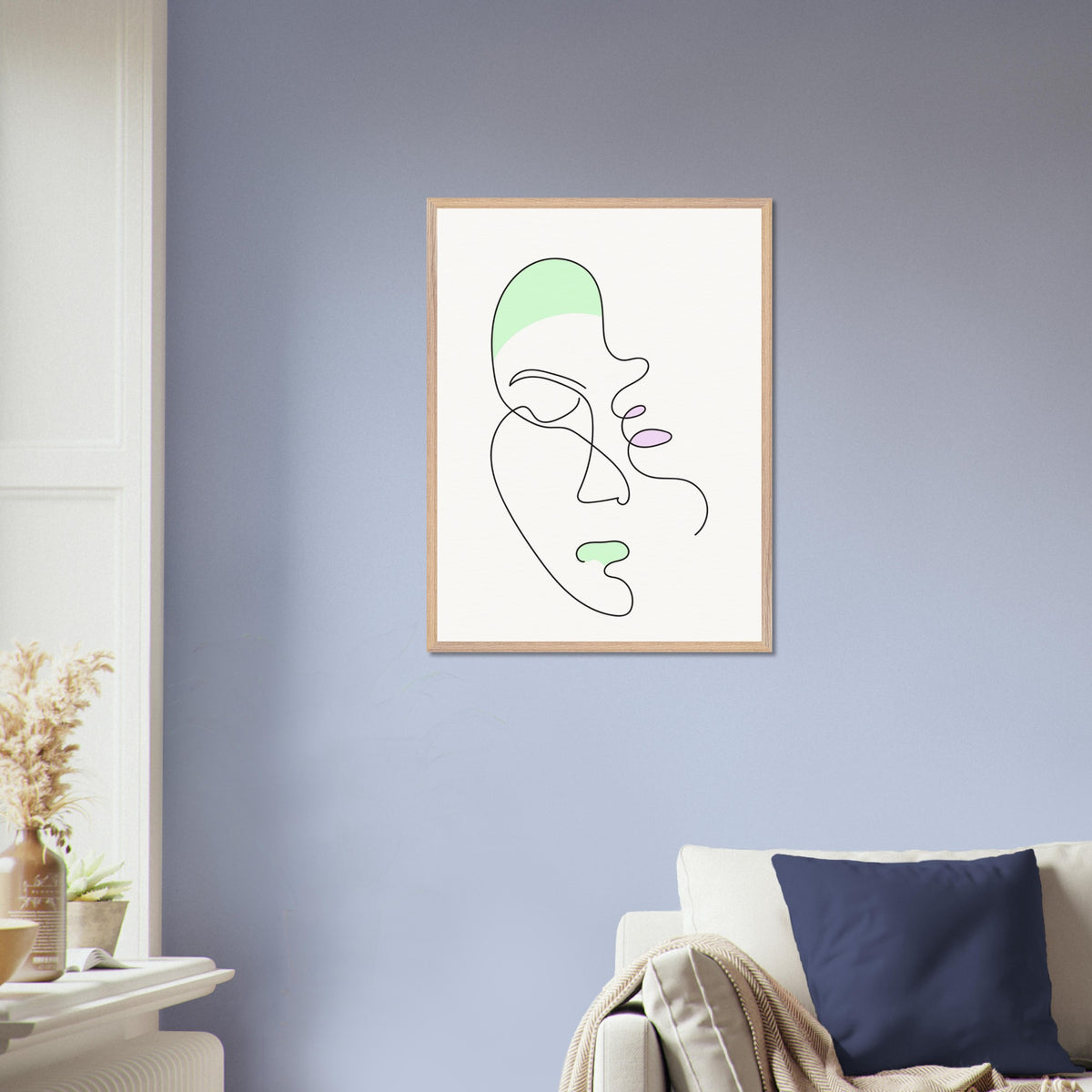 Minimalist Beauty - A Quiet Moment - 45x60 cm 18x24″ Wood frame - Wooden Framed Posters