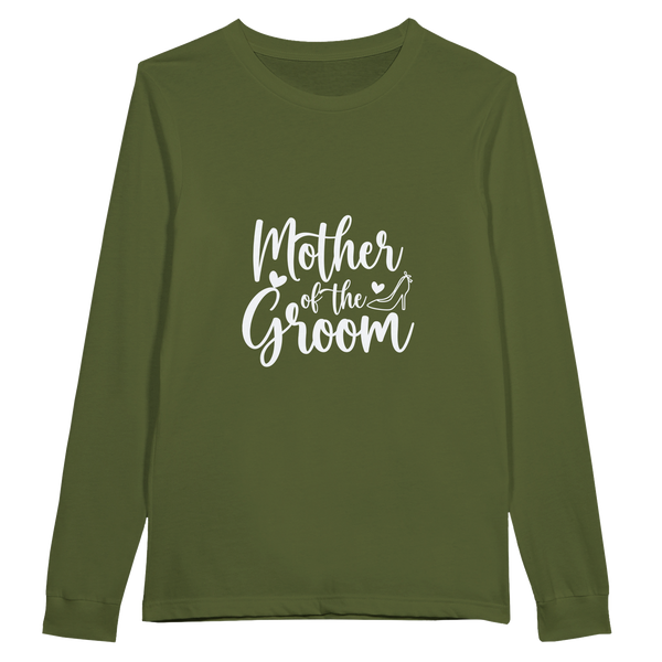 Mother of Groom - A Timeless Tribute Tee - Olive - Long Sleeve T-shirts