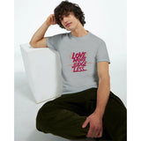 Embrace Positivity - Love More, Judge Less Shirt - Ash - T-shirts