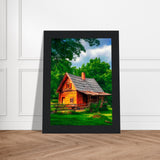 Peaceful Getaway - Framed Poster for Your Home - - Framed Posters