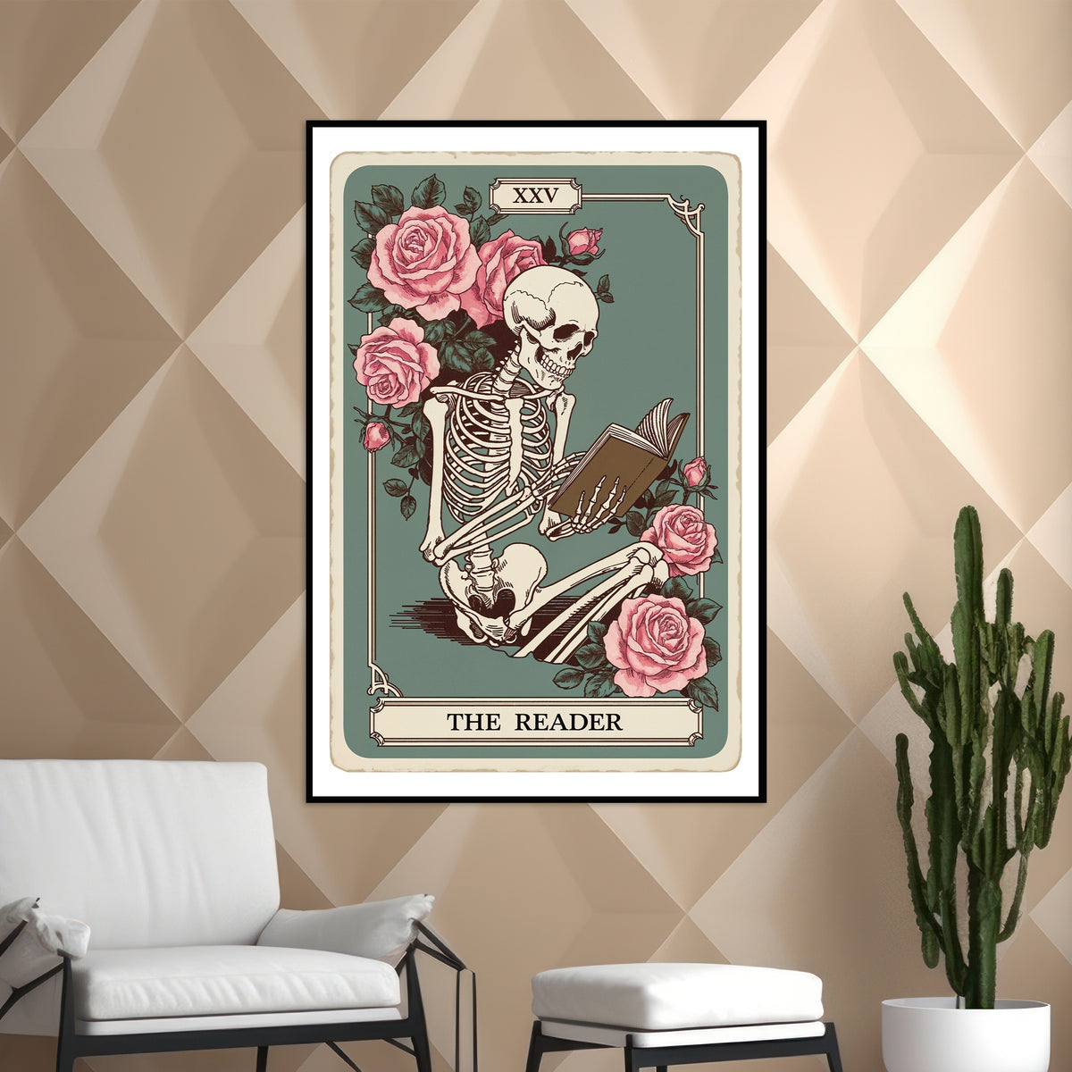 Skeleton of Knowledge - 24x36 - Framed Posters