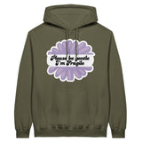 Sunflower Whispers - A Hoodie of Tender Reminders - Military Green - Hoodies