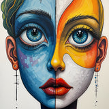 Two Sides - One Soul - 24x36 - Posters, Prints, & Visual Artwork