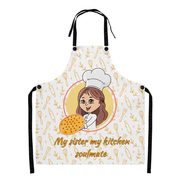 Kitchen Soulmate Apron for Sister Gifting - - Aprons