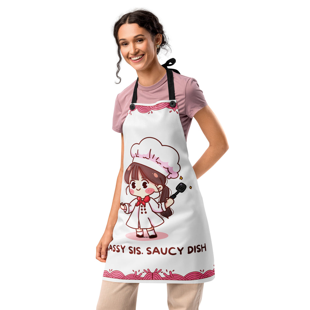 Sassy Sis Apron – For the Saucy Chef - Default Title - Aprons