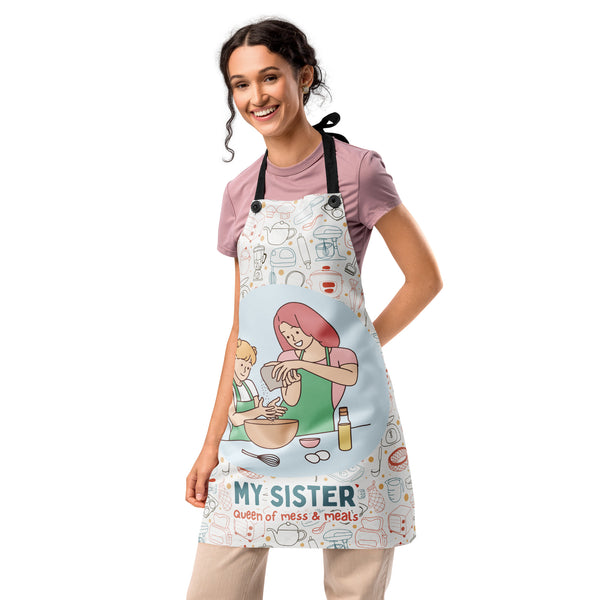 My Sister Apron – Queen of Mess & Meals - Default Title - Aprons