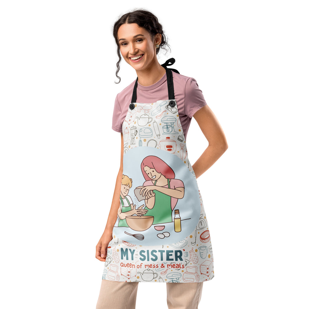My Sister Apron – Queen of Mess & Meals - Default Title - Aprons