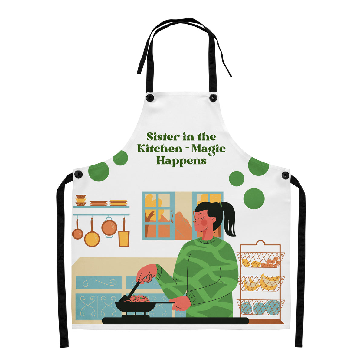 Magic Happens Apron – Sister’s Kitchen Gift - - Aprons