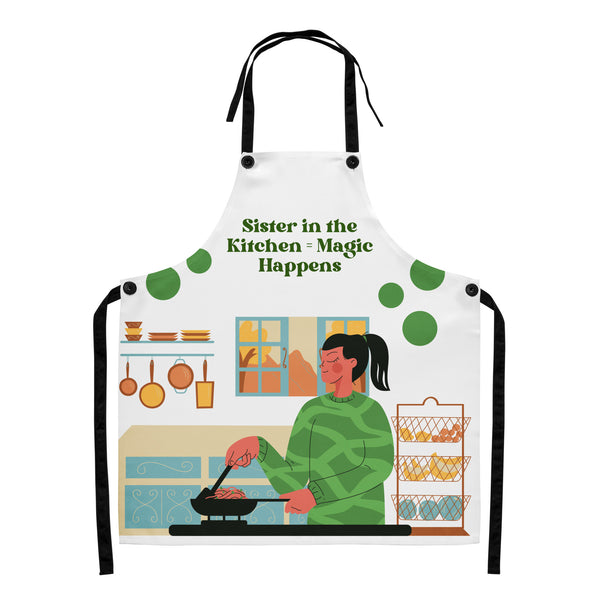 Magic Happens Apron – Sister’s Kitchen Gift - - Aprons