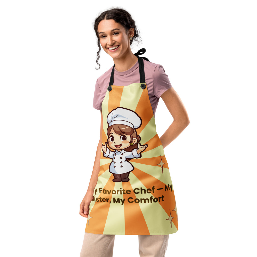 Apron Gift for Sister – My Comfort Cook - Default Title - Aprons