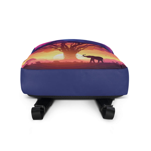 Vibrant Savanna Sunset Backpack - - Backpacks