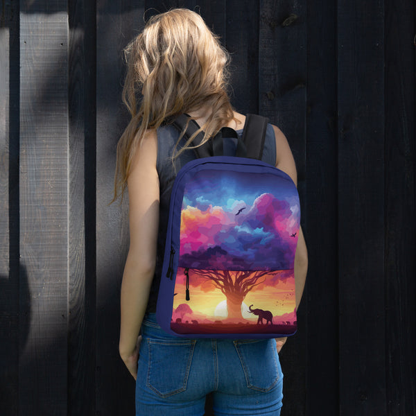 Vibrant Savanna Sunset Backpack - Default Title - Backpacks