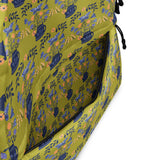 Nature's Harmony - Floral & Bird Pattern Backpack - - Backpacks