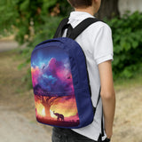 Vibrant Savanna Sunset Backpack - - Backpacks