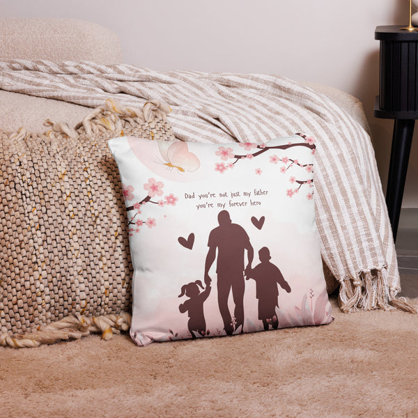 Forever Hero Dad – Giftomory Basic Pillow - - Cushions
