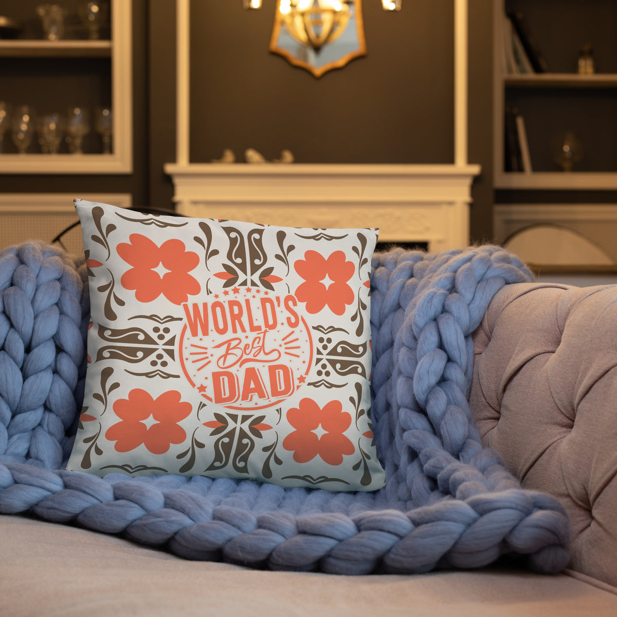 World’s Best Dad – Giftomory Basic Pillow - - Cushions