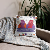 Cherished Moments with Grandma and Grandpa - 18″×18″ - Pillows