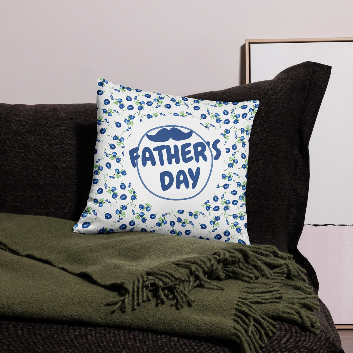 Dad’s Day Accent Pillow – Thoughtful & Cozy - 18″×18″ - Cushions