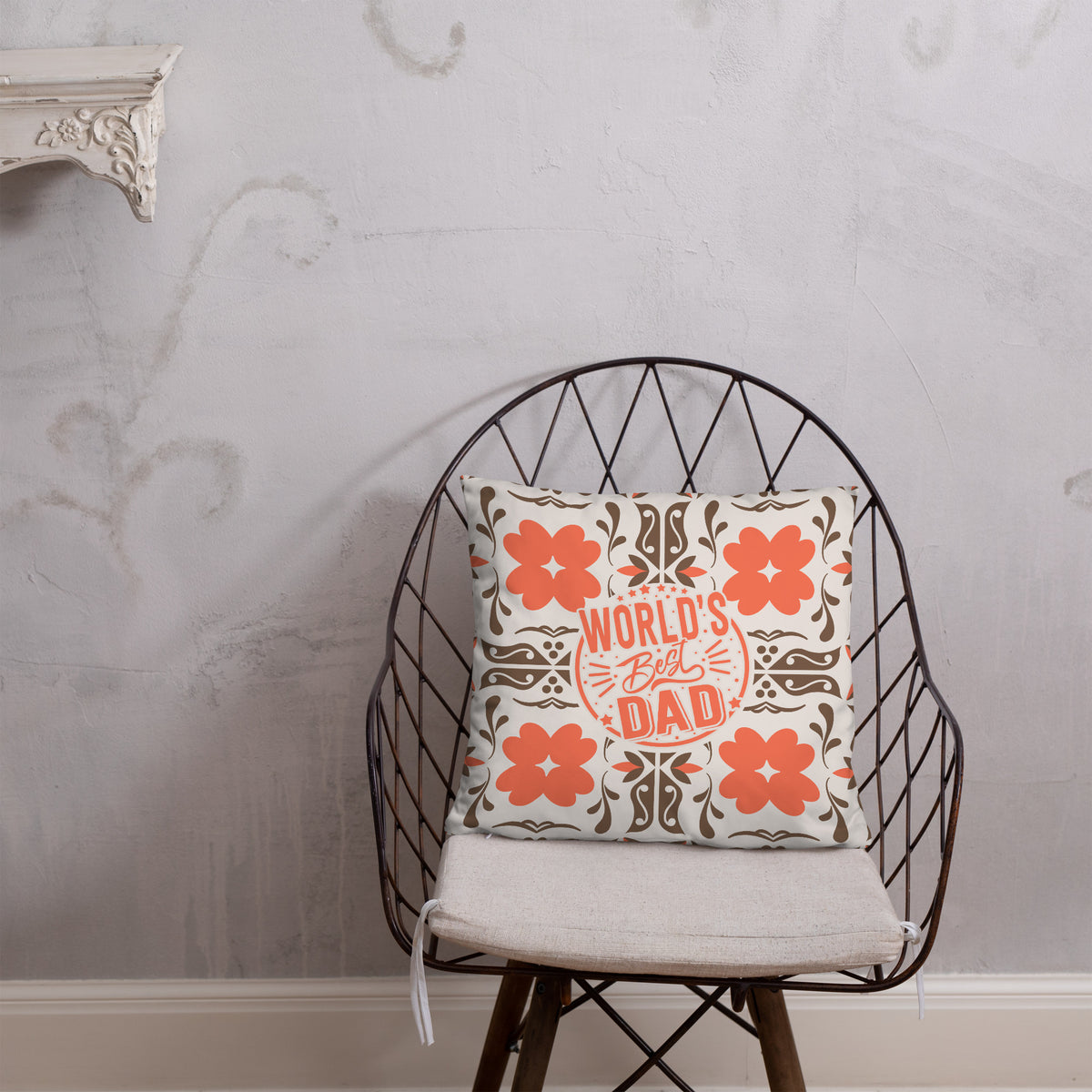 World’s Best Dad – Giftomory Basic Pillow - - Cushions