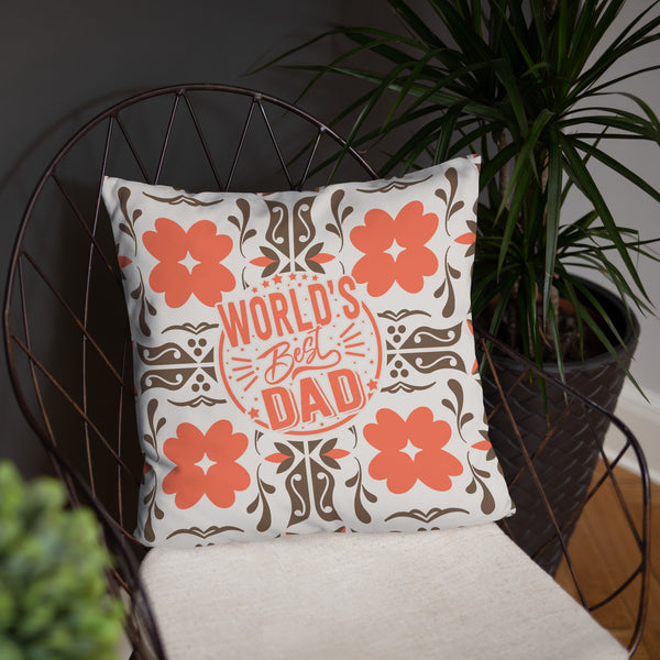 World’s Best Dad – Giftomory Basic Pillow - - Cushions