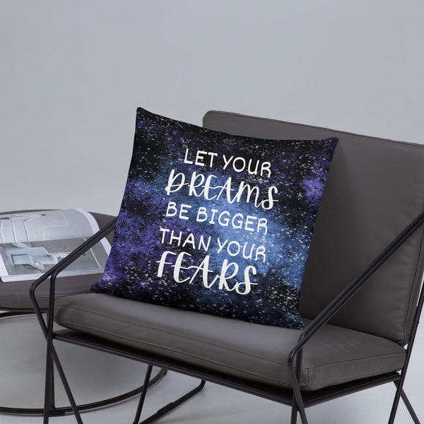 Dream Big - Cosmic Inspiration Pillow - - Basic Pillow