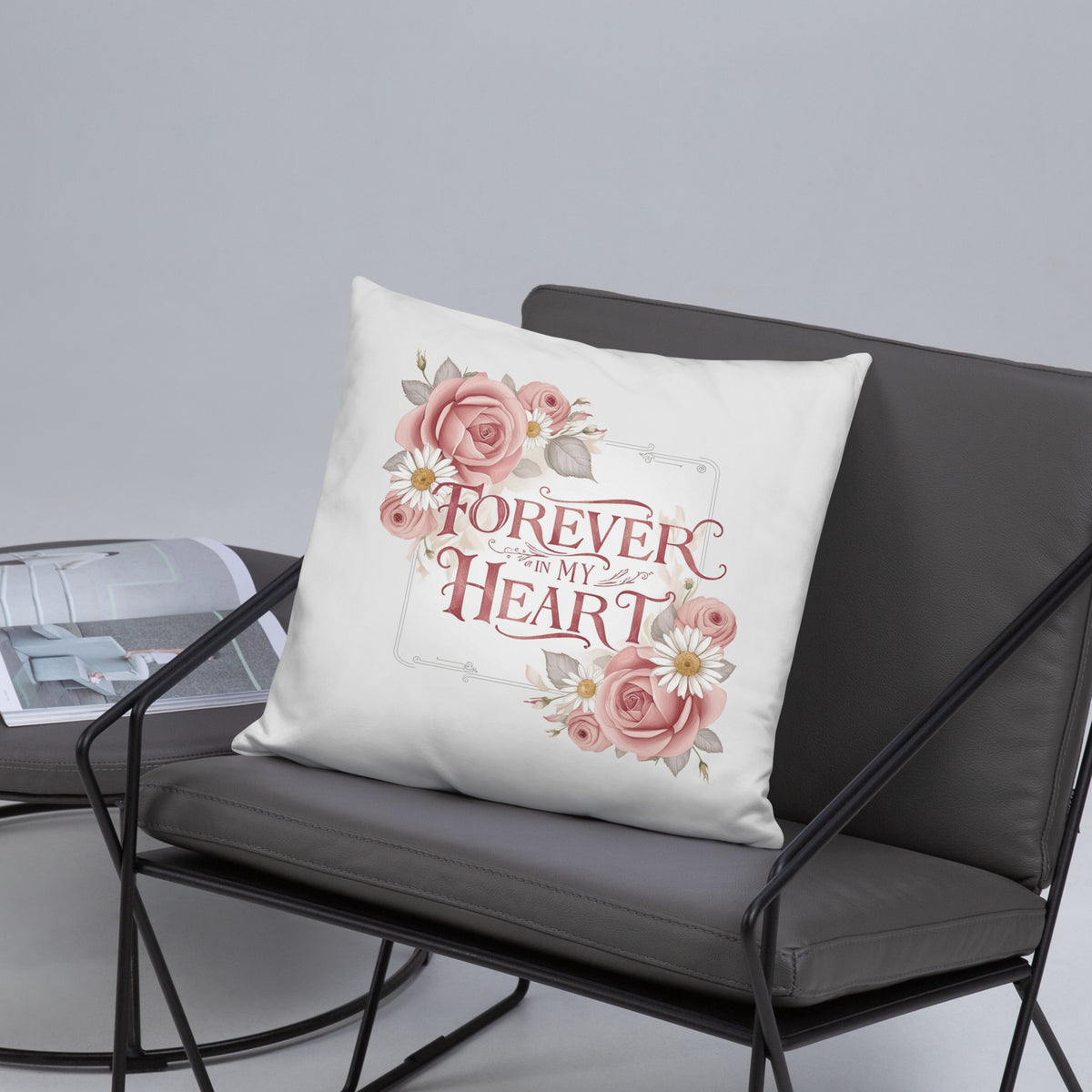 Blossoming Remembrance - Tender Heart Pillow - - Pillows