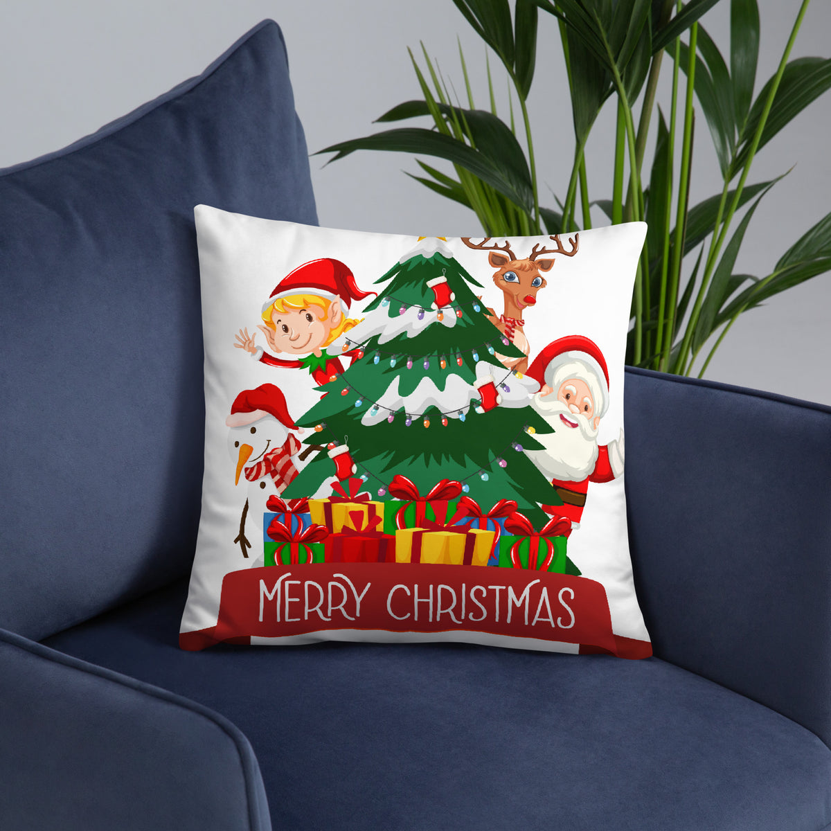 Seasonal Smiles - Festive Friends Pillow - - Hoodies