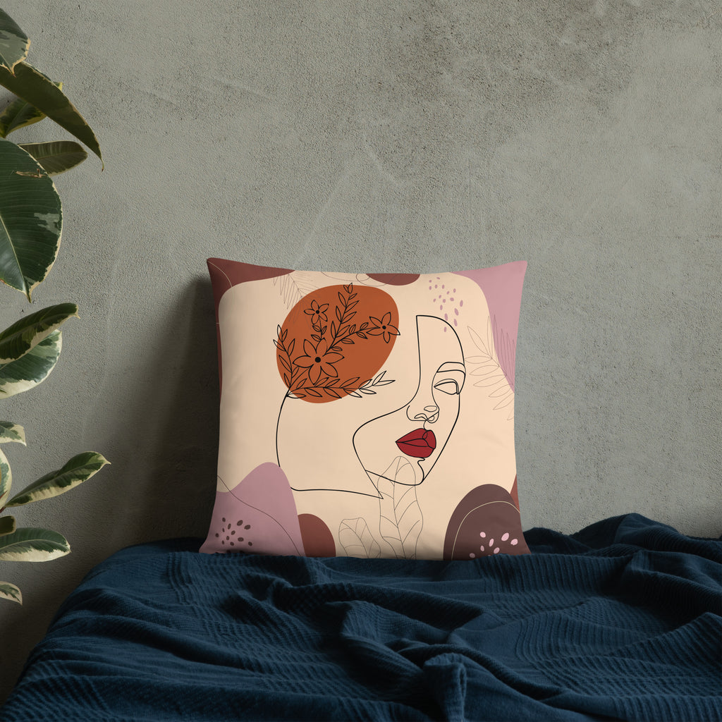 Aesthetic Dreams - A Beautiful Pillow for the Creative Soul - 18″×18″ - Basic Pillow