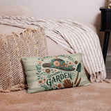 Blossoms of Remembrance - Grandma's Garden Pillow - - Pillows