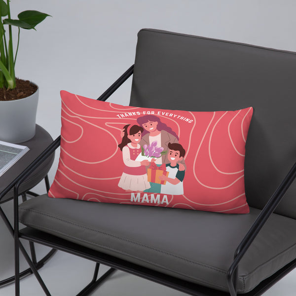 Heartfelt Thanks - Celebrating Mama's Love - - Basic PIllow