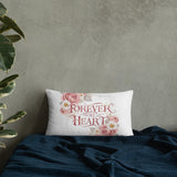 Blossoming Remembrance - Tender Heart Pillow - 20″×12″ - Pillows