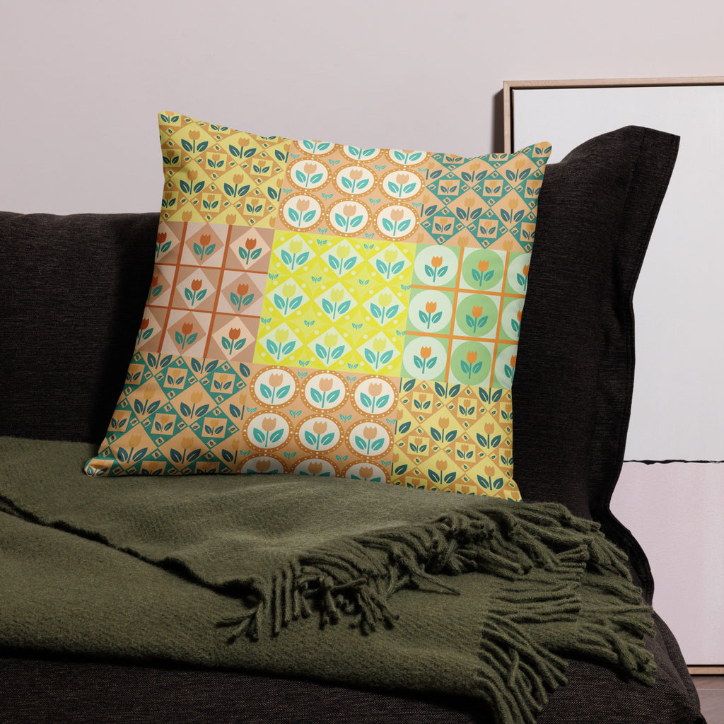 Geometric Garden - Earthy Tones Cushion Collection - - Cushions