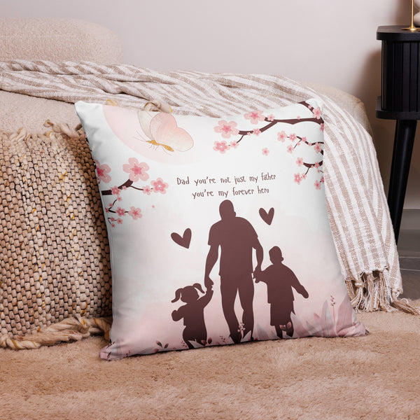 Forever Hero Dad – Giftomory Basic Pillow - - Cushions